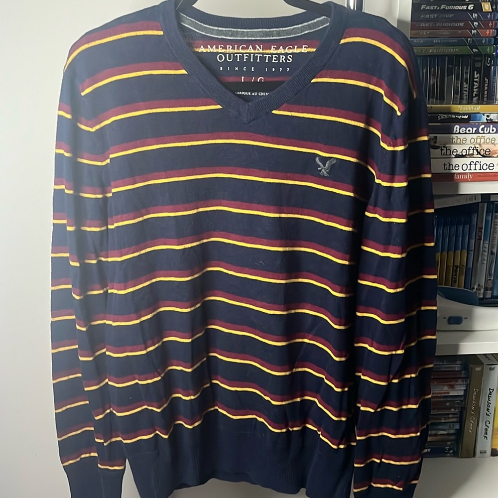 V-Neck Large AEO Sweater